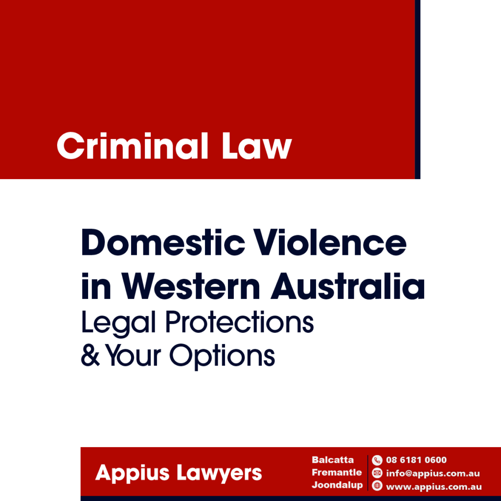 Domestic Violence in Western Australia