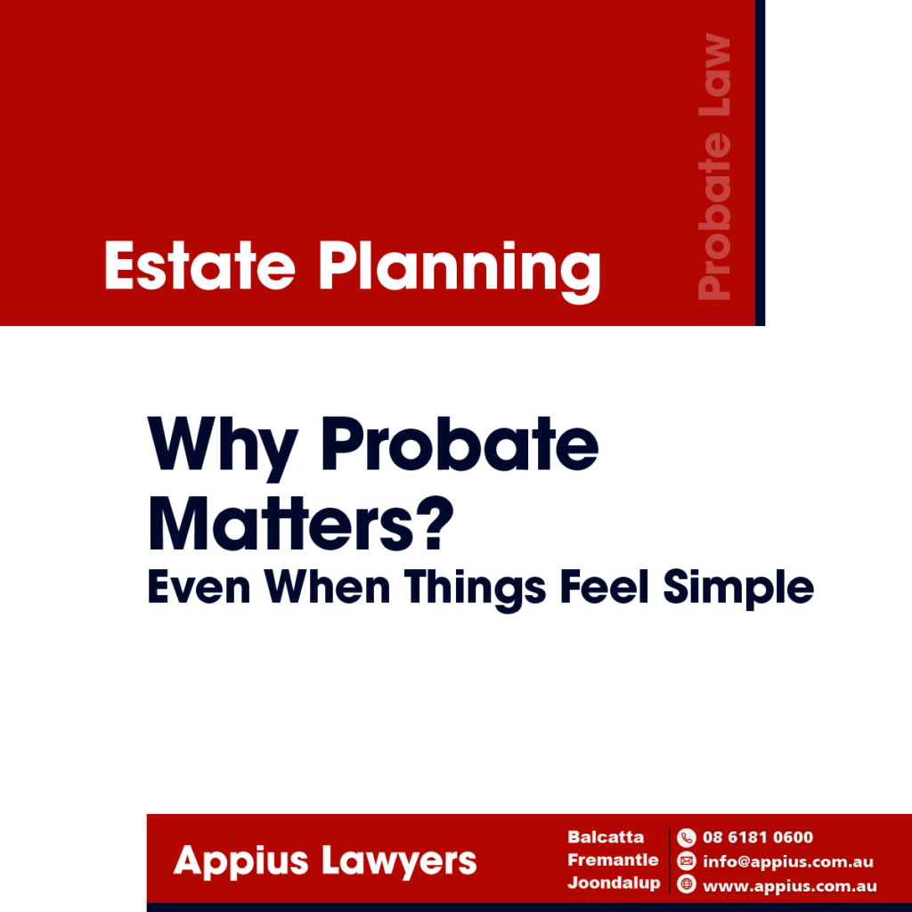 Why Probate Matters