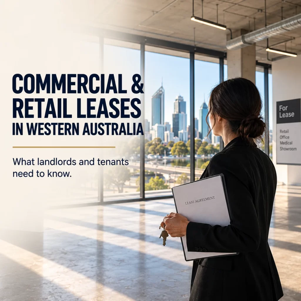 Commercial and Retail Leases in Western Australia