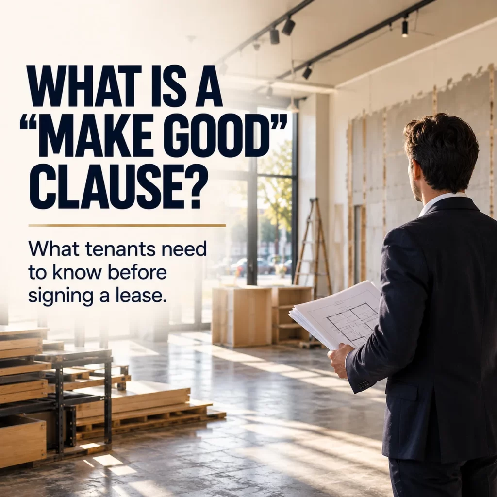 Make Good Clause - Tenant Guide